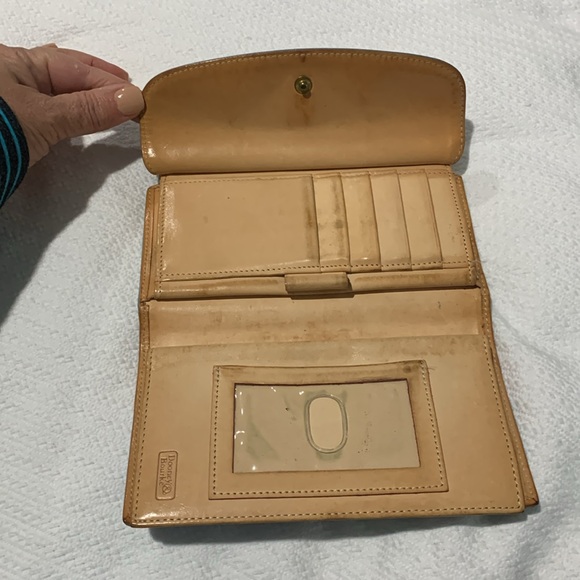 Dooney & Bourke Leather Wallet, Light Blue - Picture 3 of 13